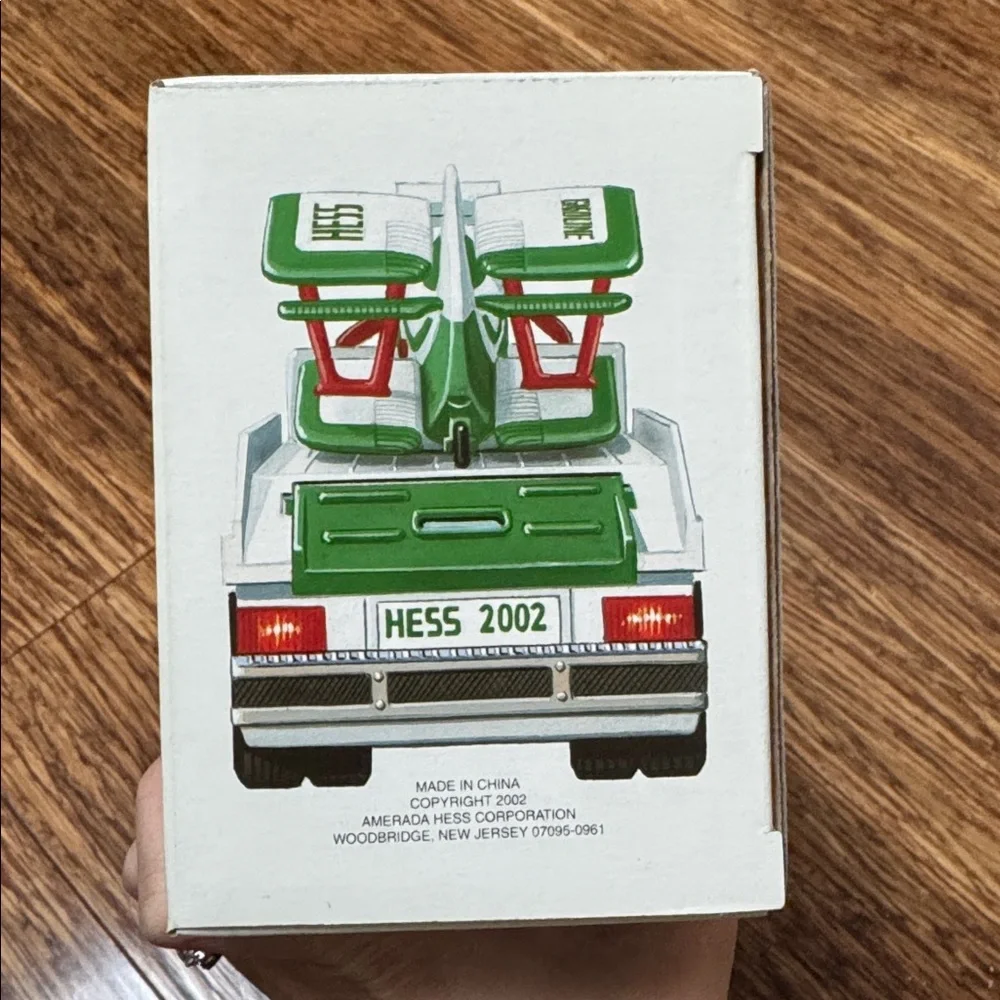 Vintage Hess 2002 Toy Truck and Airplane collectible toy new in box